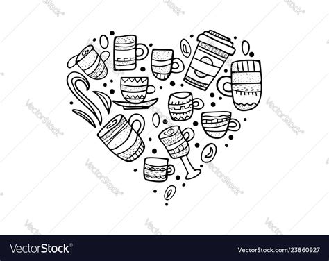 More Coffee Please Lettering Royalty Free Vector Image