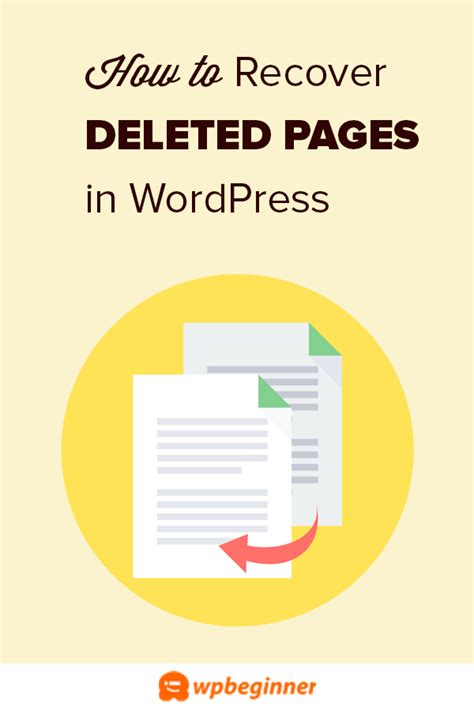 How To Recover And Restore Deleted Pages In WordPress 4 Methods In