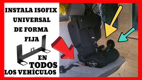 Como INSTALAR un ISOFIX UNIVERSAL muy fácil YouTube