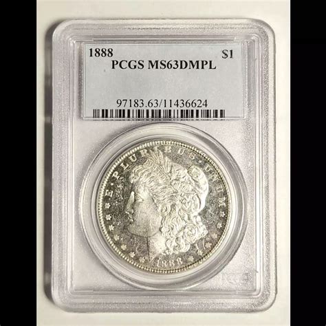 1888 Morgan Silver Dollar PCGS MS 63 DMPL Bob Paul Rare Coins