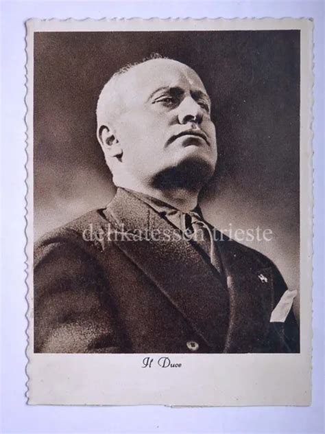 Mussolini Il Duce Vecchia Cartolina Epoca Fascismo Eur Picclick Fr