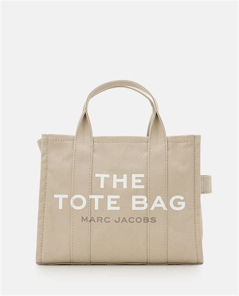 Marc Jacobs The Medium Canvas Tote Bag In Beige | ModeSens