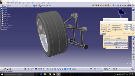 Double wishbone suspension | 3DEXPERIENCE Edu