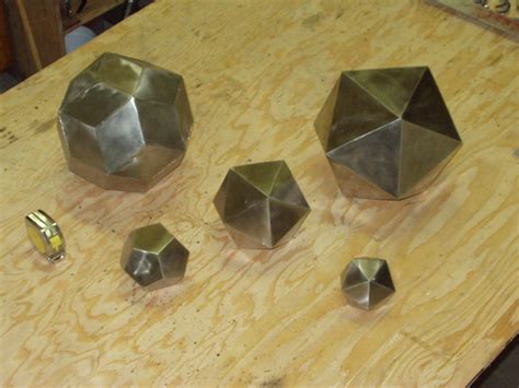 geometric solid sculptures chandler metalworks