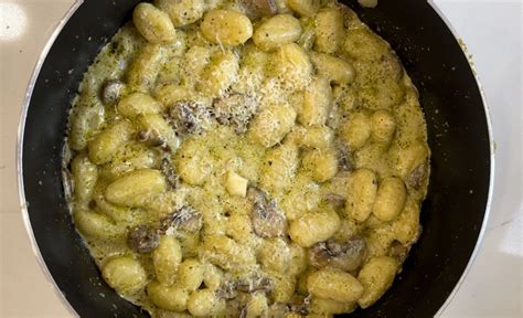 Mushroom Pesto Gnocchi