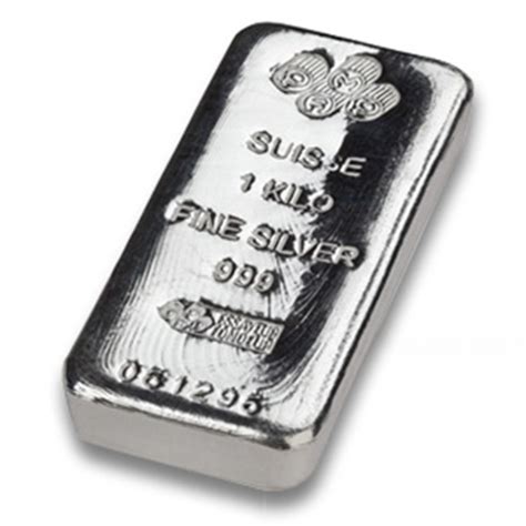 Silver PAMP Suisse Cast Bar 1kg | Silver Bullion Malaysia