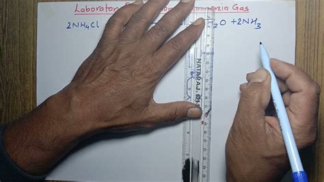 Laboratory Method Of Preparation Of Ammonia Gas Youtube