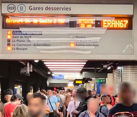 Grève du lundi 18 décembre sur le RER B 1 train sur 2 MonAulnay