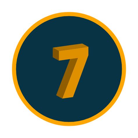 Number 7 Icon