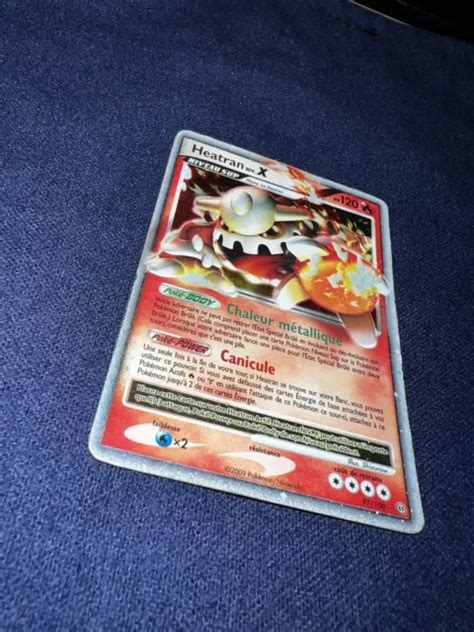 CARTE POKÉMON HEATRAN Niv X Français 97 100 Diamant Et Perle Tempête