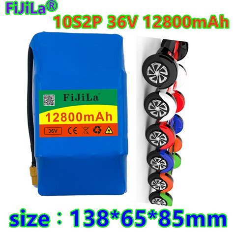 100 New Original 36v12800mah Lithium Battery 10s2p 36v Battery 12800mah Li Ion Battery 42v