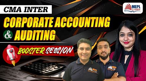 CMA Inter Corporate Accounting Auditing BOOSTER REVISION MEPL