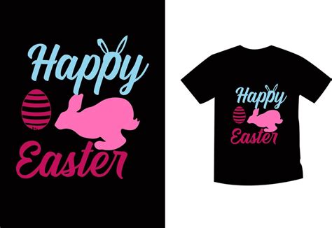 Premium Vector Happy Easter Day T Shirt Design With Cute Bunny