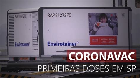 Lote As Primeiras Mil Doses Da Vacina Coronavac Chega A Sp