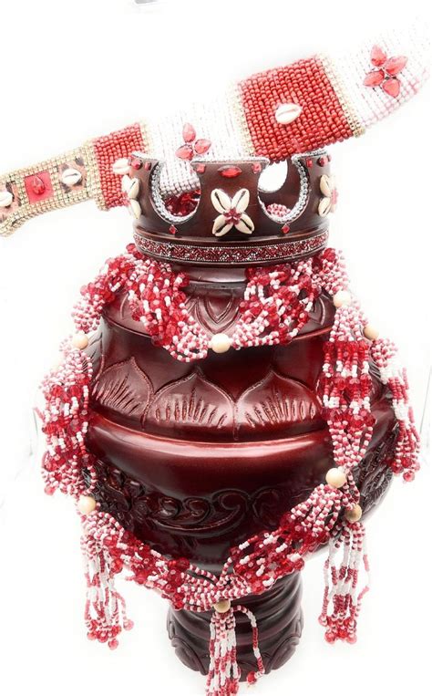 Shango Santeria Shango Wood Batea Cherry Color Set Includes All The