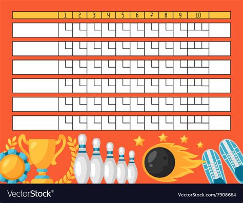 Bowling Score Sheet Printable