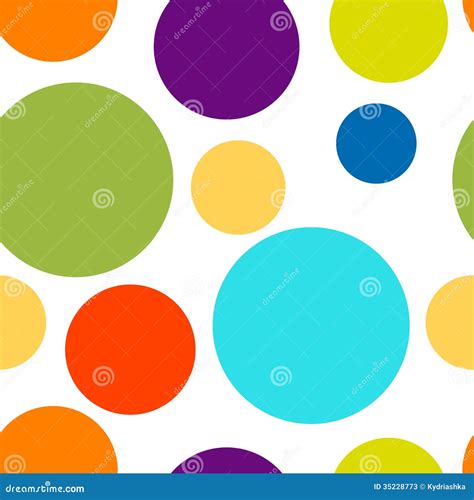 Colorful Dots Background On Dark Font Vector Illustration