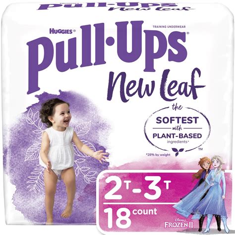 Pull Ups New Leaf Girls Disney Frozen Training Pants 2t 3t 18 Ct Select For More Options