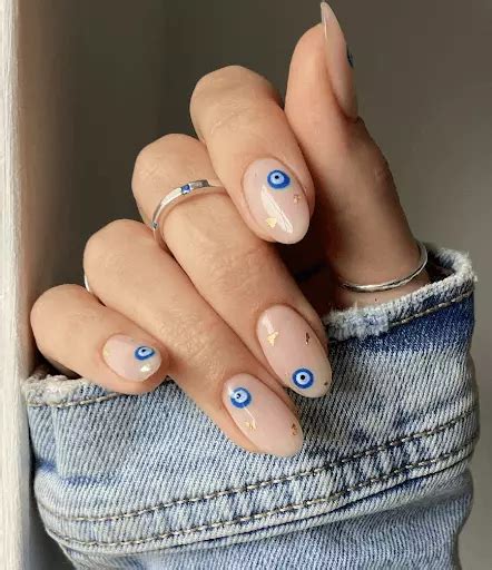 Unhas Decoradas Olho Grego Inspira Es Lindas Para Trazer Boa Sorte