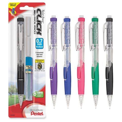 New Pentel Twist Erase Click Mechanical Pencil Mm W Extra Lead