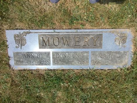 Annabelle Mount Mowery 1916 1998 Mémorial Find A Grave