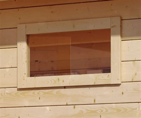 Karibu Fenster feststehend für Gartenhaus