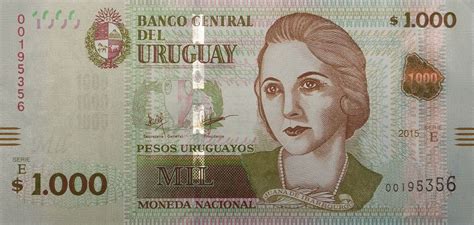 Están en circulación los billetes de 100 y 1 000 pesos uruguayos con