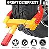 Kaycentop Universal Wheel Lock Security Trailer Wheel Lock Tire Lock