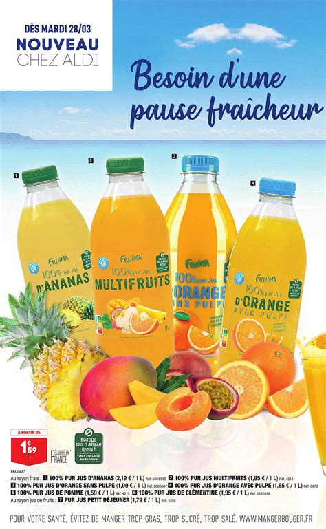 Promo Pur Jus D Ananas Pur Jus Multifruits Pur Jus D