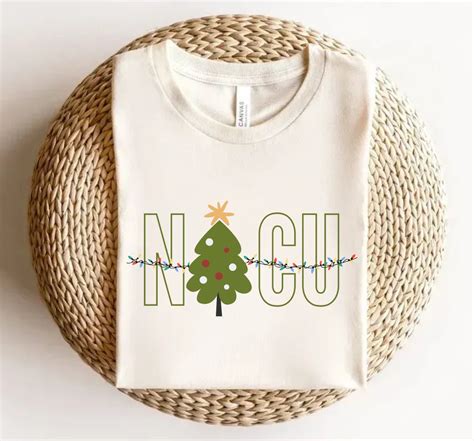 NICU Christmas Shirt Nicu T Shirt Neonatal Intensive Care Nurse Shirt