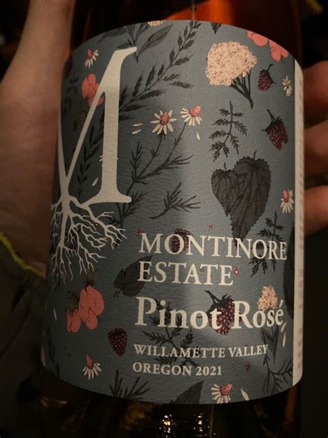 Montinore Estate Pinot Noir Ros Usa Oregon Willamette Valley