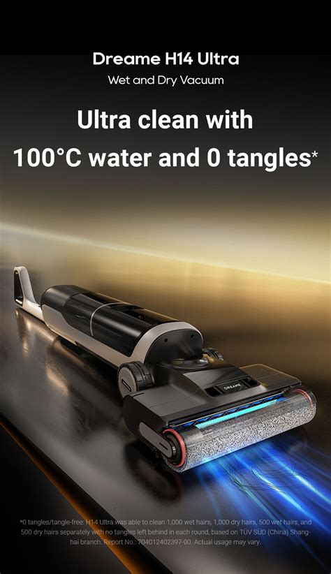 Dreame H14 Ultra Wet Dry Vacuum 100C Hot Water Self Cleaning 20 000Pa Suction 0 Tangle