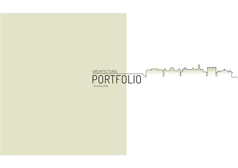 Architectural Portfolio By Krushna Patil Issuu