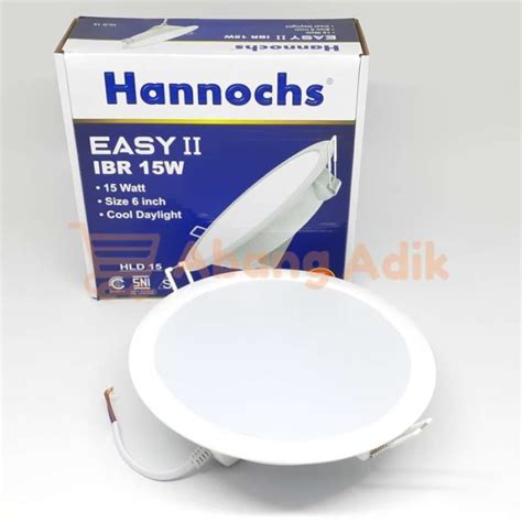 Jual Hannochs Easy Ii W Bulat Lampu Downlight Led Round Panel Watt