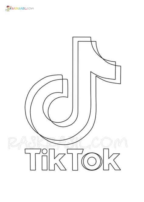 Desenhos Do Tik Tok Para Colorir Imprimir Em RASKRASIL