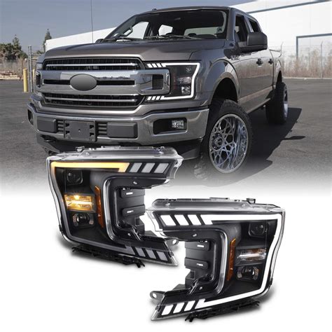 Buy Akkon For Ford F F Truck Led Drl Tube Black