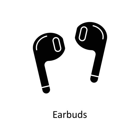 Ear Buds Vector Solid Icons Simple Stock Illustration Stock 22479190 Vector Art At Vecteezy