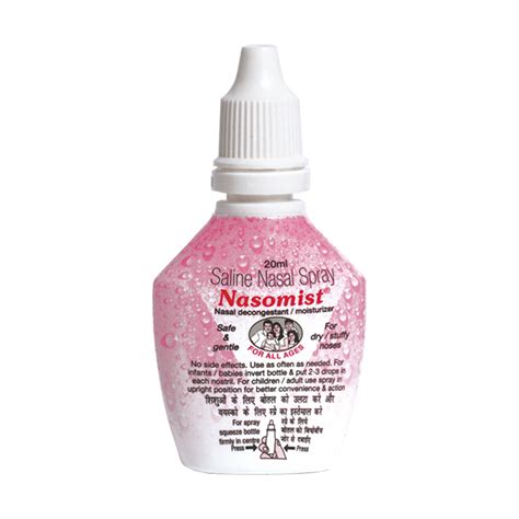 NASOMIST NASAL SPRAY 20ml - Buy Medicines online at Best Price from ...