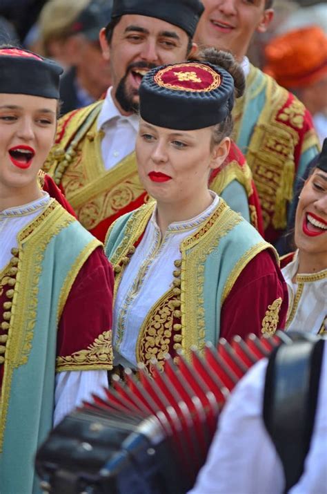 Montenegro Folk Group Editorial Photography Image Of Performance