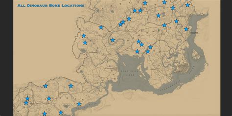 Red Dead Redemption 2 Dinosaur Bone Locations