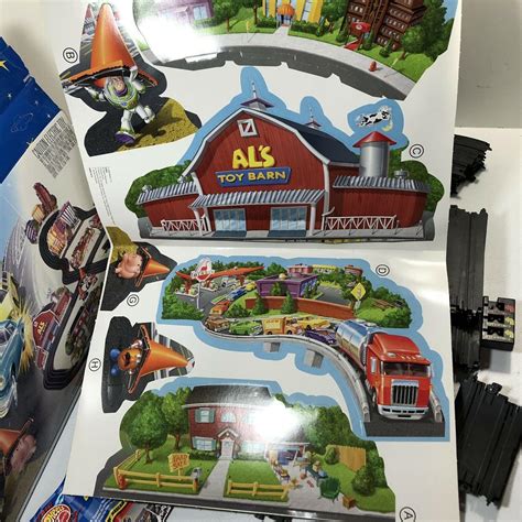 Toy Story Chase N Crash Disney Pixar Mattel Hot Wheels Tyco Slot Car Race Set