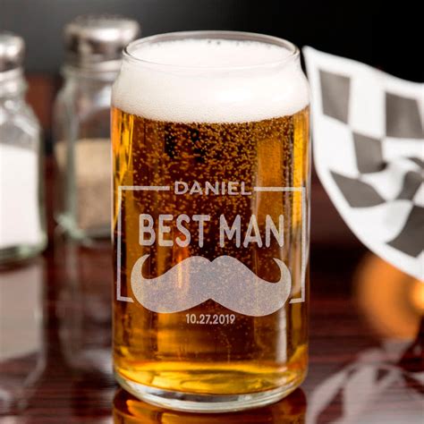 Personalized Beer Glasses Custom Engraved Beer Glass Beer Etsy