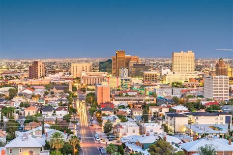 Premium Photo El Paso Texas Usa Downtown Skyline