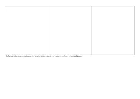 Tabla Comparativa Musica Eso Ppt Descarga Gratuita