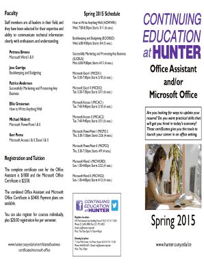 Fillable Online Hunter Cuny Hippa Certification Of Completion Form Docx