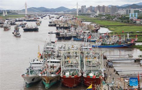 China S Zhejiang Shanghai Brace For Typhoon Chanthu China Org Cn