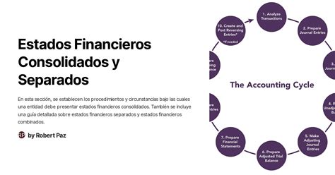 Estados Financieros Consolidados Y Separados