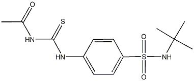 4 Acetylamino Carbothioyl Amino N Tert Butyl Benzenesulfonamide