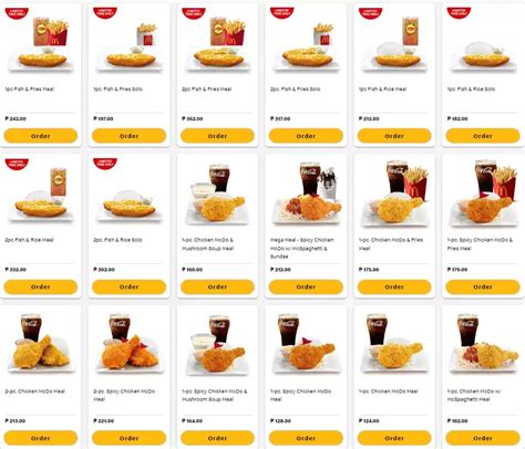 Mcdonald’s Philippines Menu Prices 2024