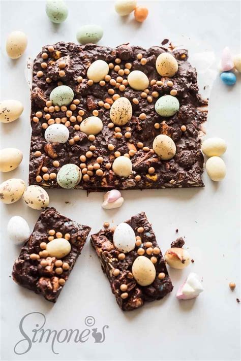 Paas Rocky Road Met Eitjes Recept Desserts Heerlijke Desserts Eten